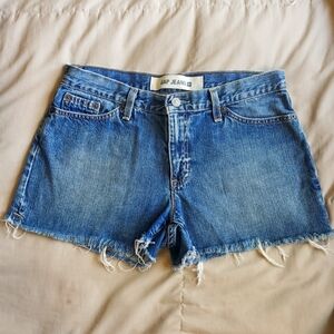 GAP cut off jean shorts, size 10